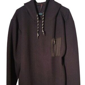 Men's TRUE ROCK Pullover Black XXL Drawstring Hoodie